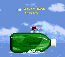 Cool Spot title screen for Sega Mega Drive